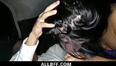 Limo Driver Fucks BFFs Teens Virgin Pussy Doggystyle Riding