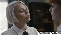 i can't believe my sadistic headmistress dominates me with the guard at work