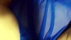 BBW Slut Wife in Lingerie Masturbates Before Getting Fucked and Cumshot