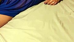 BBW Slut Wife in Lingerie Masturbates Before Getting Fucked and Cumshot