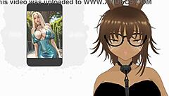 SFW anime girl Missie's AI-generated reactions in cartoon form