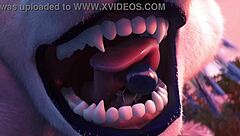 Hentai Vore Animation with Bonus Furry Angles