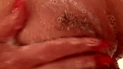 Nikki benz soaps up her big tits!