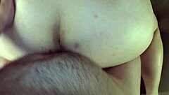 bbw hotwife milky mari takes rough doggystyle creampie double orgasm