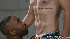 Hardcore Anal Threesome With Black Stud And Latin Jock