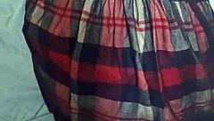 sexy brunette in lingerie gets assfucked by boss during cleaning