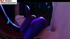 Hot cartoon action in League of Legends: The Forest