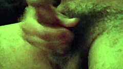 Ron jerks off wildly in this hot gay masturbation scene!