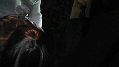 Fun with T-Girls at a Car Park and in a Porn Theater