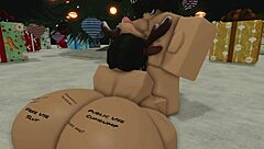 Animated porn with Roblox theme – Condo