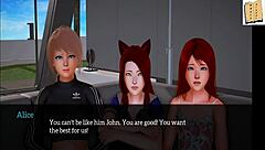 My new family adventures in hentai cartoon with milf and big tits.