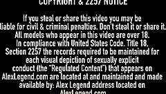 petite redhead amara romani dupes penny pax's step bro in 3some cum on tits