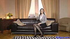 Cute Uk 18Yo Gets Plowed After Sucking