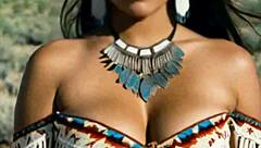 Native American Woman's First Outdoor Sex With Horny Cowboy