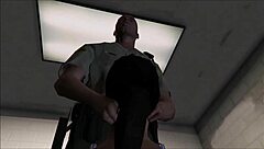 Agent 18 in a hot scene in a hentai game mod