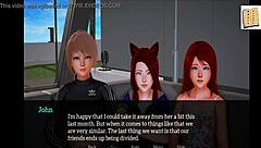 My new family adventures in hentai cartoon with milf and big tits.