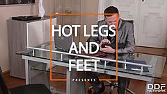 Angel Wicky’s feet fucked until cum explodes?