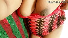 asian horny aunty shows off her big boobs to me