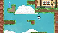 Super erotic jump king game, jump fucker playing with intense action!