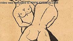 Vintage Erotic Drawings-The Erotic Alphabet