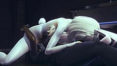 Yaoi Femboy Furry Anubis Dogboy And Mew Catboy Hard Sex With Bunnyboy Threesome