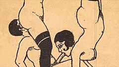 Vintage Erotic Drawings-The Erotic Alphabet