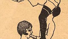 Vintage Erotic Drawings-The Erotic Alphabet