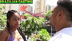 Street Babe Gets Pussy and Ass Eaten for Cash