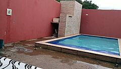 Soloboy shows off in socks for steamy group fun.