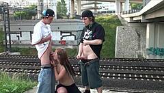 Alexis Crystal Public Gangbang