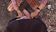 Rough Public Anal Sex with Sexy Bitch Jessy Jey Outdoors