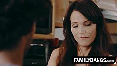 Taboo porn featuring a MILF and her best friend's son