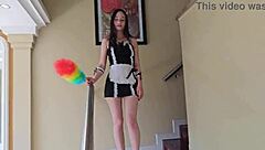 House Cleaning Girl Fucks Hard And Wants To Be Lover