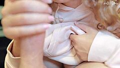 Wet thong leads to kitchen sex with young friend