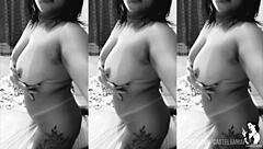 mature latina pays with anal swallow