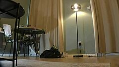 Hot girlfriends at fake photoshoot backstage