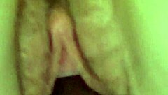 Amateur snow bunny sucks monster cock in restroom