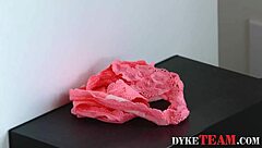 Lezdomina devours babe's ass with passion!