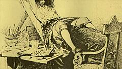 Look at this vintage hentai comic's erotic illustration!