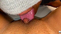 Khalessi enjoys 69 with friend's boyfriend, licking big clit until cum in mouth