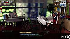 Hentai Girl Flashes Ass In Office