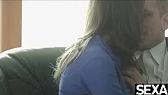 Cheating coworkers fuck during business hours!