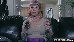 Natasha Vega Moans from Two Cumshots