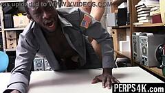 Gay cop punishes twink for shoplifting with hardcore sex