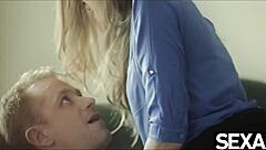 Cheating coworkers fuck during business hours!