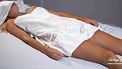Male masseur goes beyond professional boundaries with female client