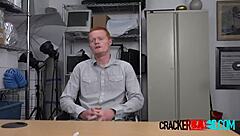 Gay Redhead Guy Receives Rimjob And Blowjob In Office Audition