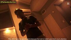 Watching movie with stepsister leads to unexpected mouth action