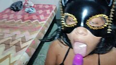 Watch me fuck this stripper and cum in her pussy!