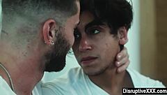 A young gay man has his first sexual experience with an older partner